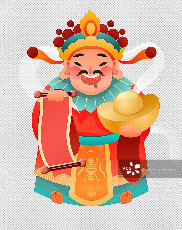 年俗-正月初五 接财神图片素材