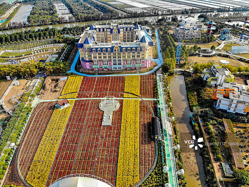 俯瞰城堡图片素材