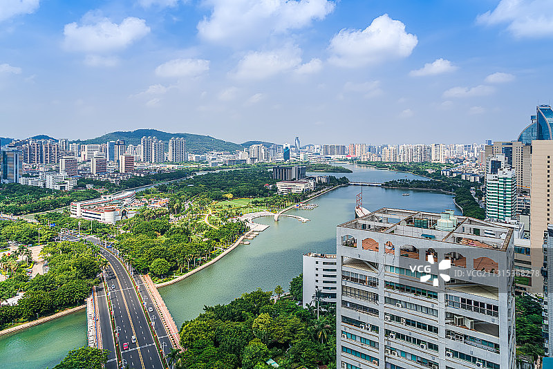 厦门筼筜湖图片素材