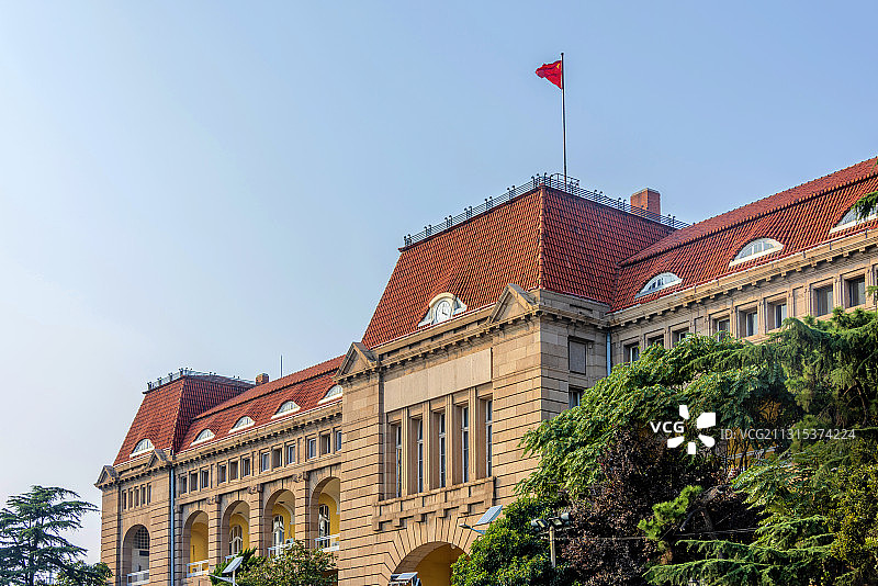 中国山东省青岛市胶澳总督府旧址图片素材