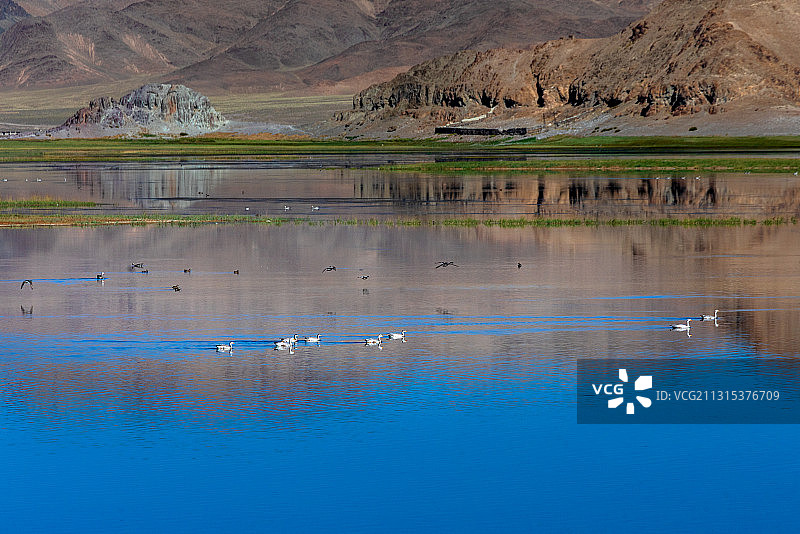 美丽的班公错图片素材