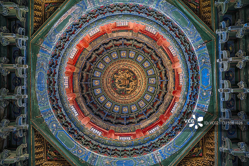 故宫藻井图片素材