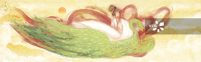 壁画仙女图片素材