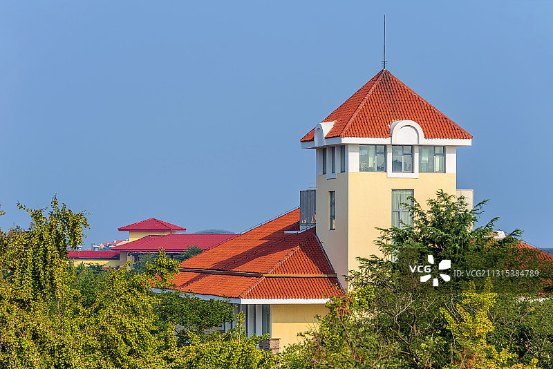 中国山东省青岛市八大关景区图片素材