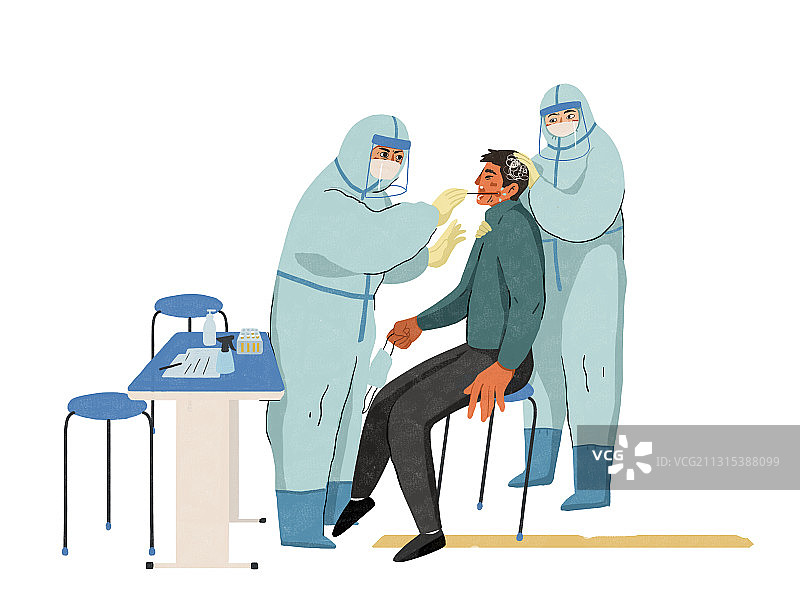 核酸检测图片素材