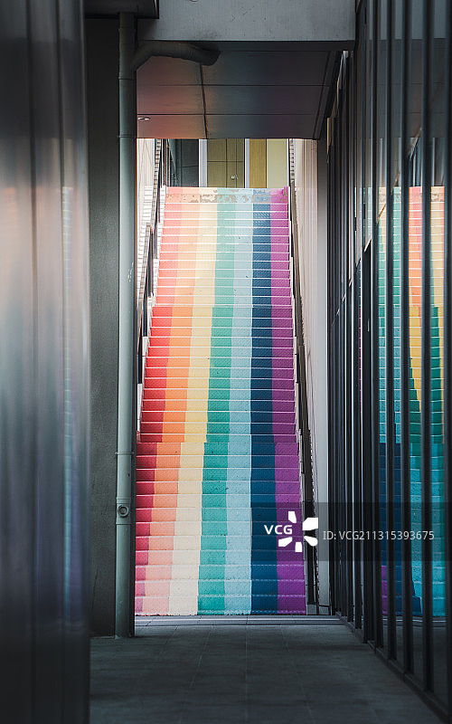 广东佛山 彩虹楼梯图片素材