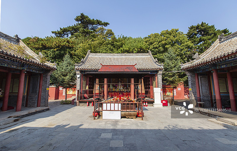 北京市门头沟区金顶妙峰山回香阁（财神庙）图片素材