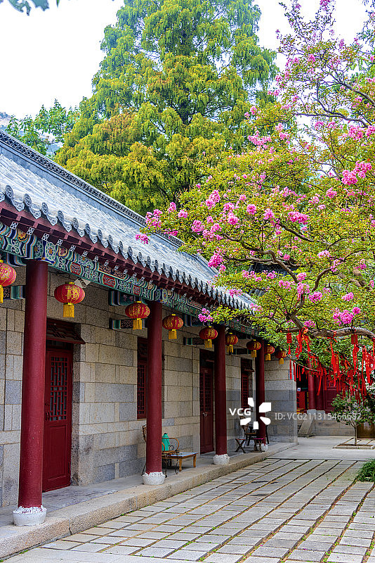 中国山东省青岛市崂山太清游览区上清宫图片素材