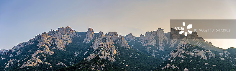 中国山东省青岛市崂山华严游览区全景图片素材