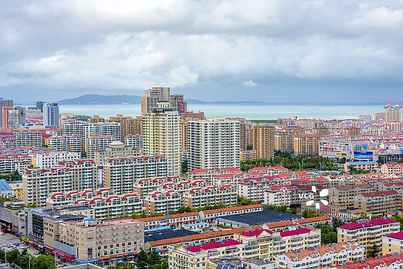 中国山东省威海市城市风光图片素材