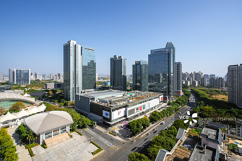 惠州江北CBD华贸商圈图片素材