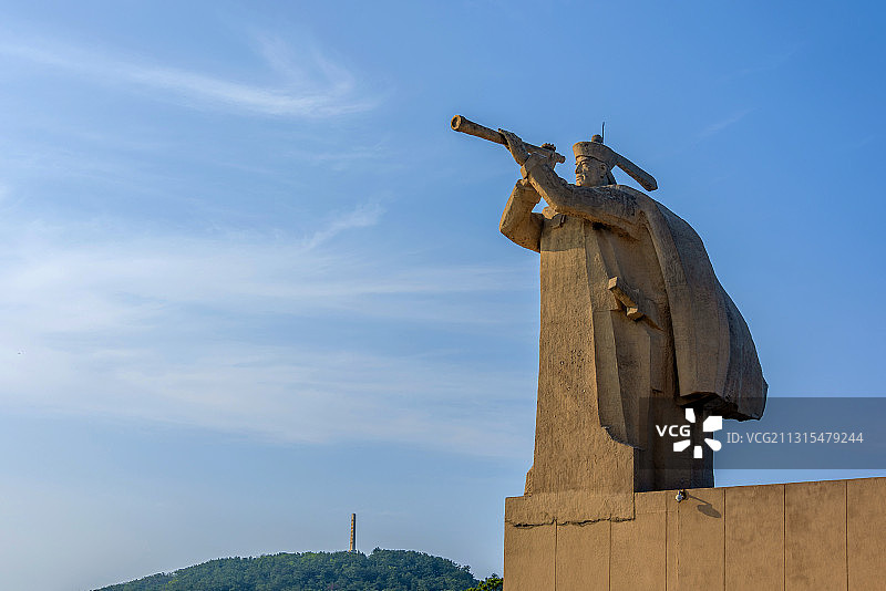 中国山东省威海市刘公岛甲午海战纪念馆图片素材