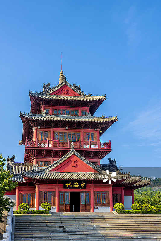 中国山东省威海市刘公岛博览园望海楼图片素材