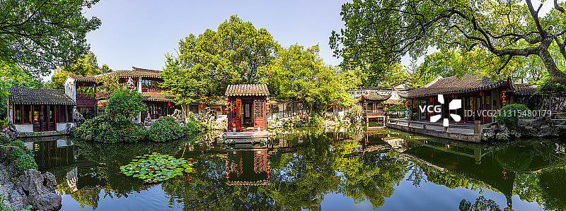 苏州园林，同里静思园图片素材