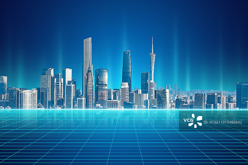 广州科技城市建筑图片素材