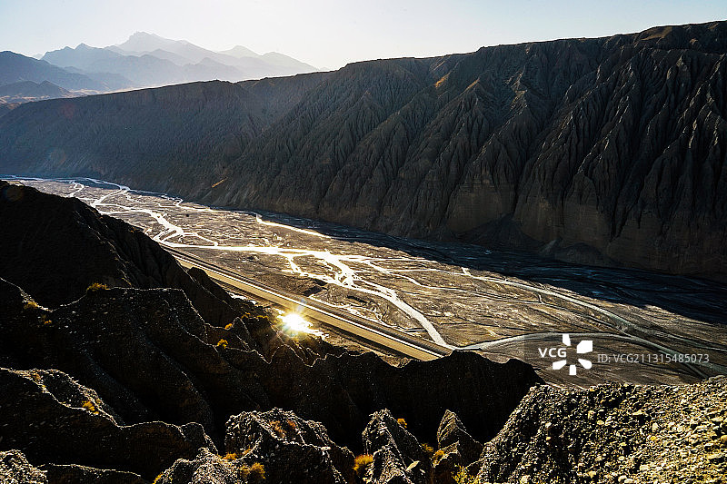 大峡谷 新疆 伊犁 奎屯图片素材