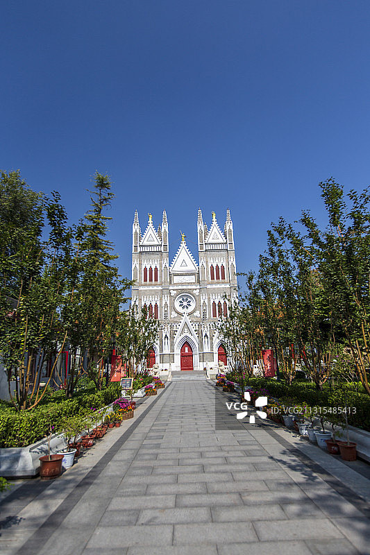 北京市西城区西什库教堂图片素材