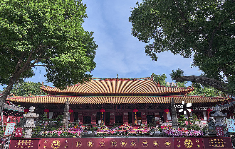 中国广州光孝寺古建筑图片素材