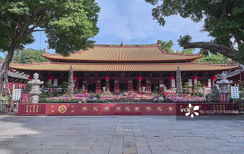 中国广州光孝寺古建筑图片素材