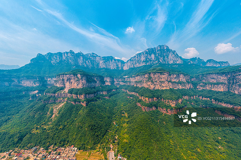 安阳林州王相岩风光图片素材
