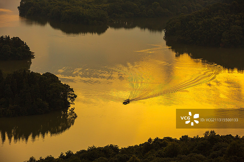 江西新余仙女湖风光图片素材