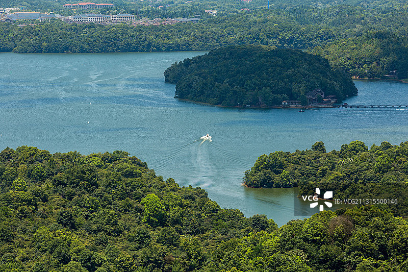 江西新余仙女湖风光图片素材