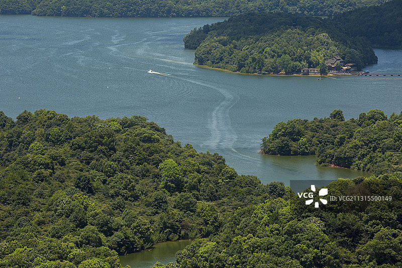 江西新余仙女湖风光图片素材