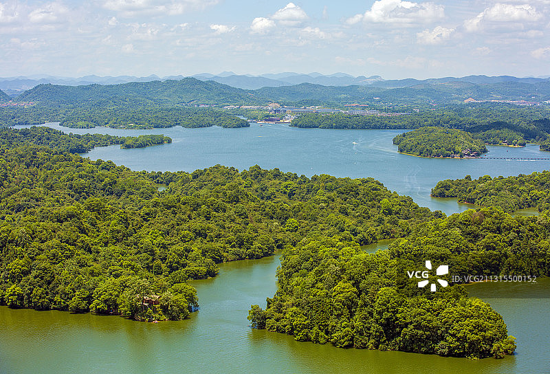 江西新余仙女湖风光图片素材