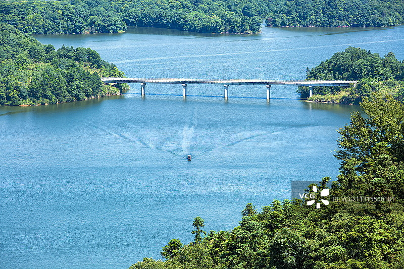 江西新余仙女湖风光图片素材