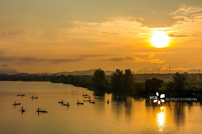 江西新余仙女湖风光图片素材