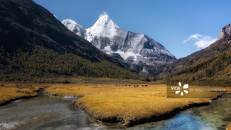 稻城亚丁图片素材