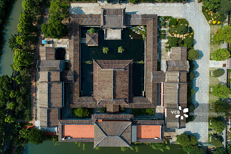 目的地-广东佛山-顺德逢简水乡图片素材