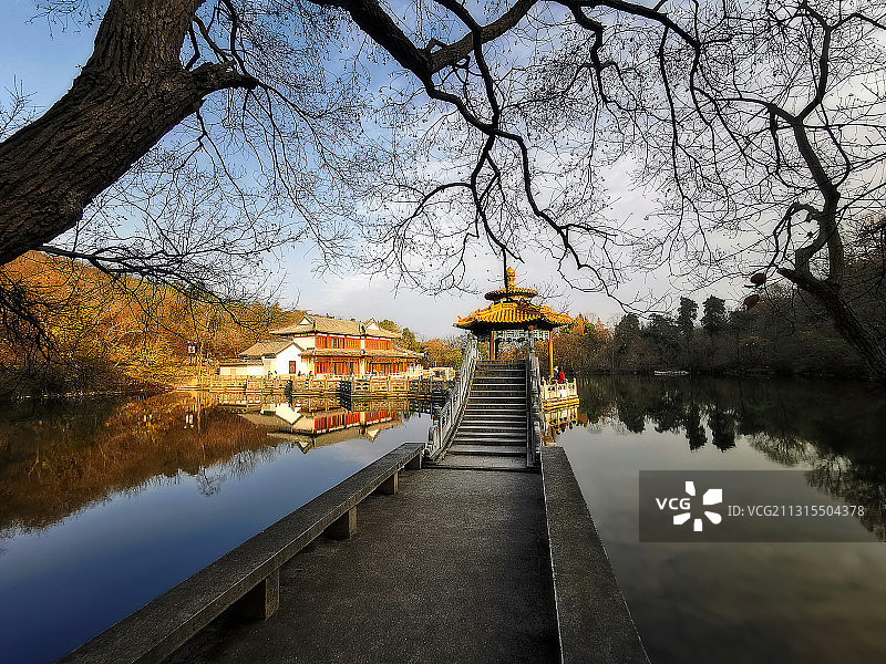 琅琊山风景名胜区深秀湖图片素材