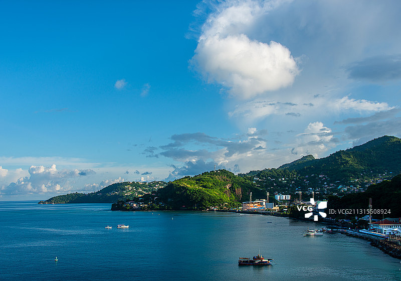 格林纳达海湾风光图片素材