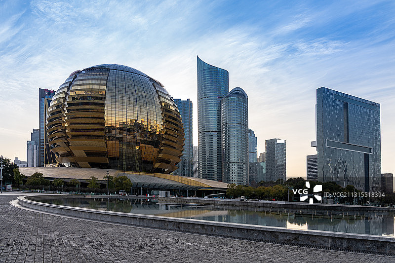 浙江省杭州市江干区解放东路杭州国际会议中心图片素材