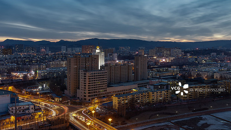 黄昏时分图片素材