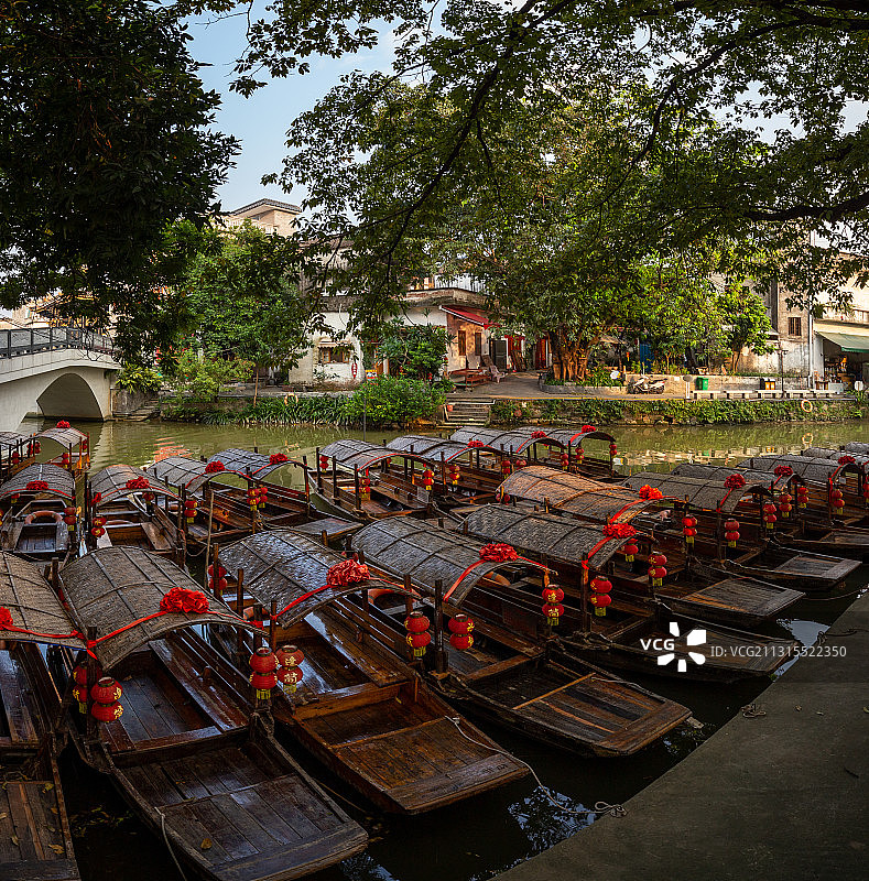 目的地-佛山-顺德-逢简水乡图片素材