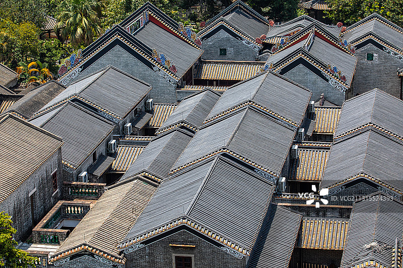 目的地-佛山景点-梁园图片素材