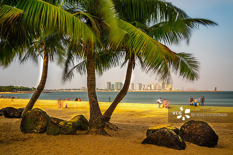 湛江金沙湾海滨浴场图片素材