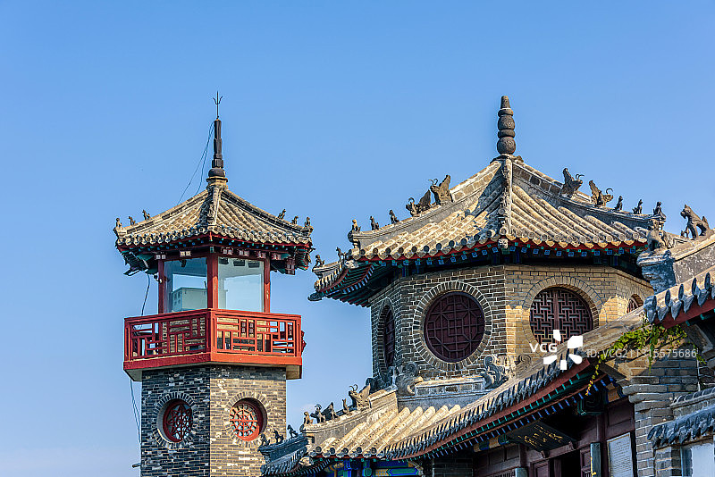 中国山东烟台蓬莱阁旅游景区图片素材