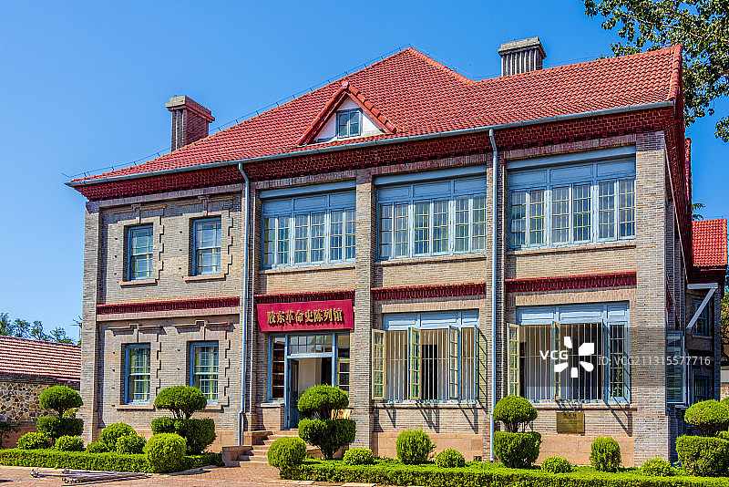 中国山东省烟台市烟台山胶东革命史陈列馆图片素材