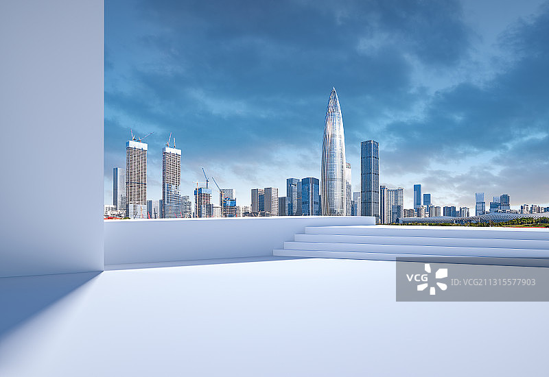 深圳城市建筑空间图片素材
