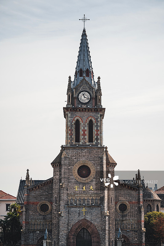 宁波老外滩天主教堂图片素材