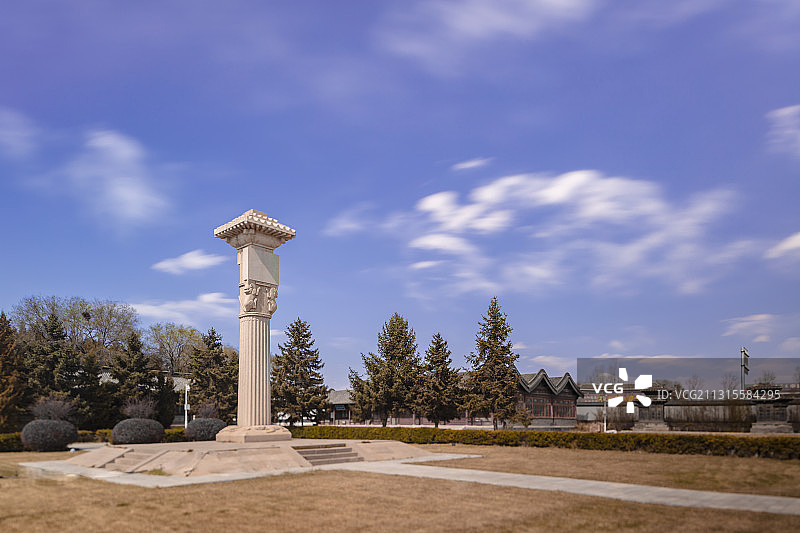 昭君博物院之墓表。图片素材