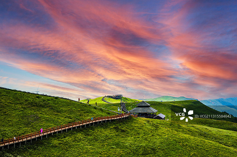 贵州阿西里西韭菜坪坝上风景图片素材
