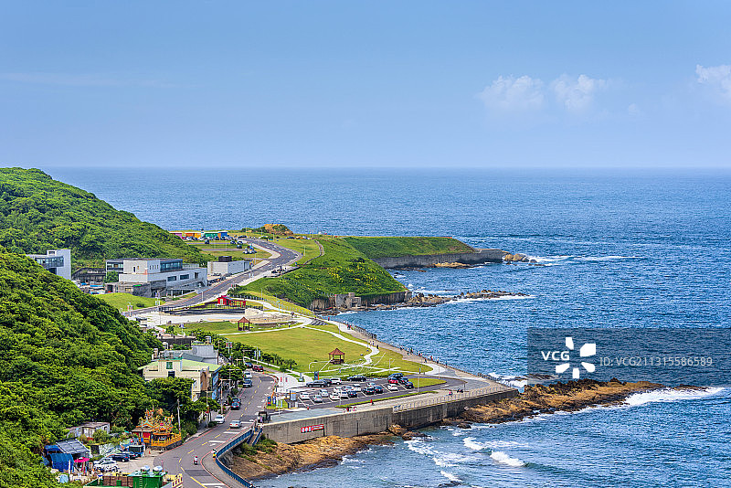 中国台湾新北瑞芳八斗子潮境公园图片素材