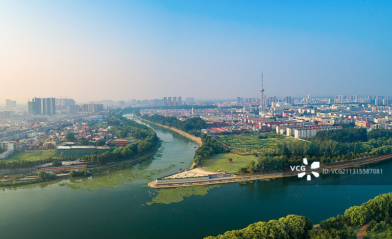 漯河市沙澧河风光图片素材