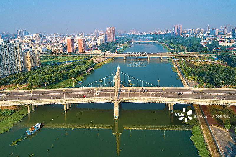 漯河市沙澧河风光图片素材
