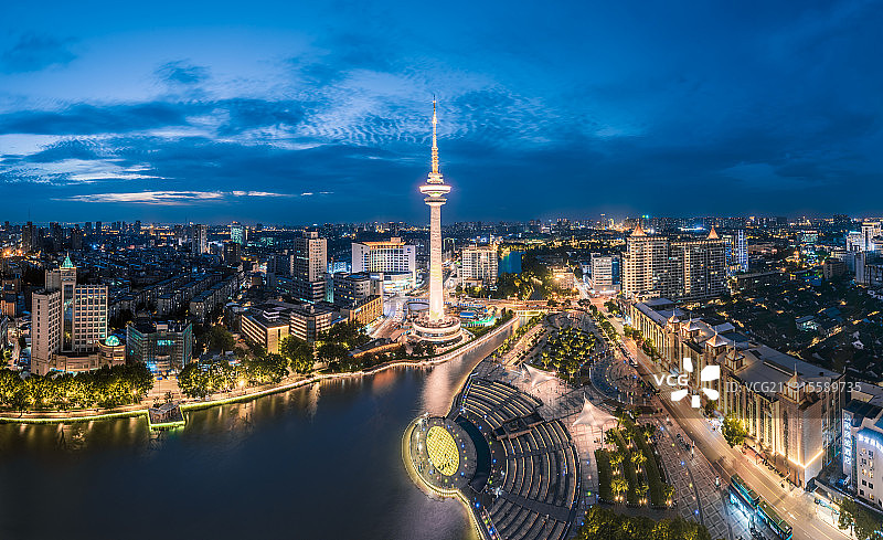 南通电视塔图片素材