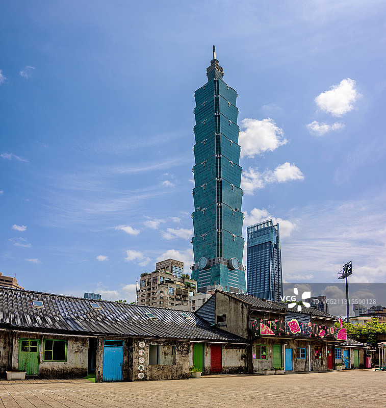 中国台湾台北四四南村图片素材